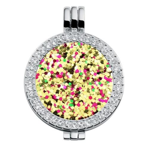 Fako Bijoux® - Munthouder Strass + Munt Confetti -, Sieraden, Tassen en Uiterlijk, Kettingen, Verzenden
