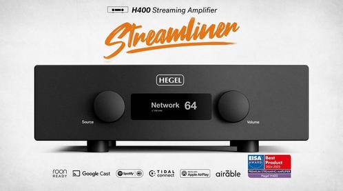 Hegel H400, Audio, Tv en Foto, Versterkers en Receivers, Zo goed als nieuw, 120 watt of meer, Stereo, Ophalen