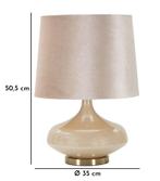TAFELLAMP PERLY ROND CM Ø 35X50,5, Huis en Inrichting, Lampen | Tafellampen, Ophalen of Verzenden, Nieuw