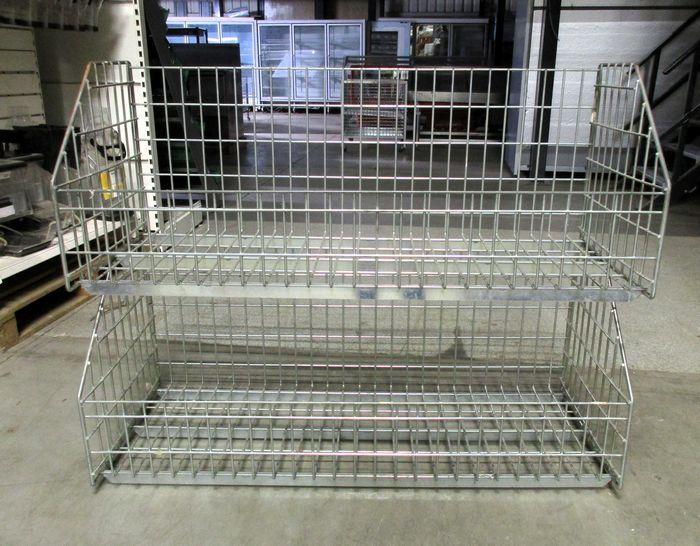 Stapelmand, Draadmanden, Rek, Display, Stelling 130cm, Zakelijke goederen, Kantoor en Winkelinrichting | Magazijn, Stelling en Opslag