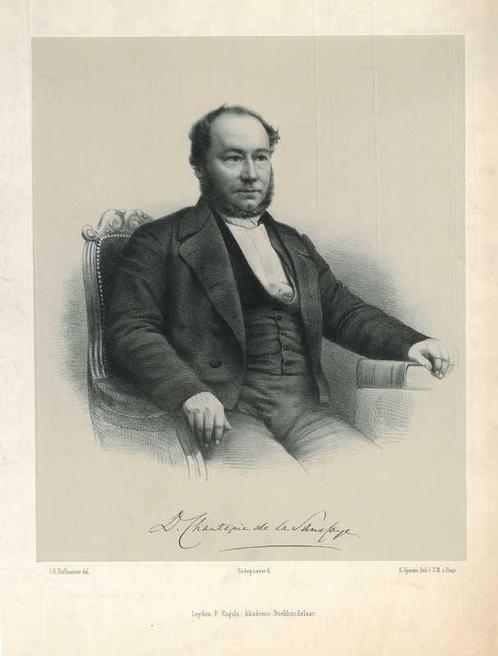 Portrait of Daniel Chantepie de la Saussaye, Antiek en Kunst, Kunst | Etsen en Gravures