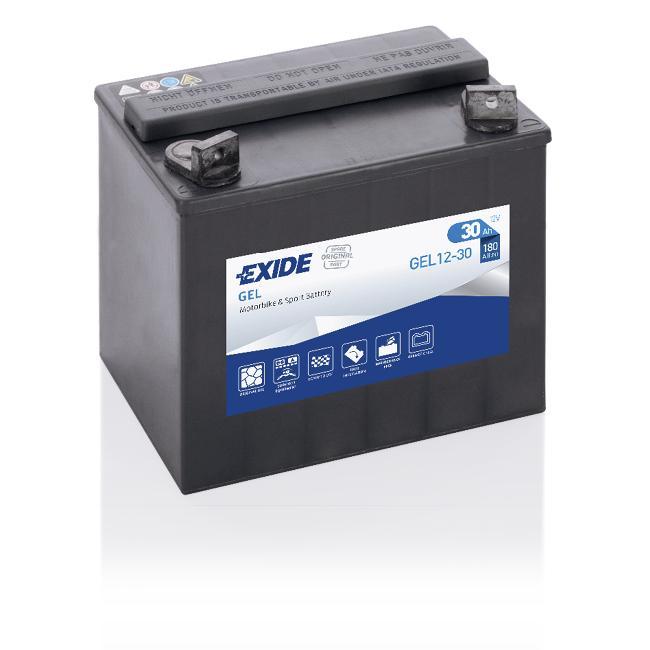 Exide GEL 12V accu | GEL12-30 | 12V 30Ah, Auto-onderdelen, Accu's en Toebehoren, Ophalen of Verzenden