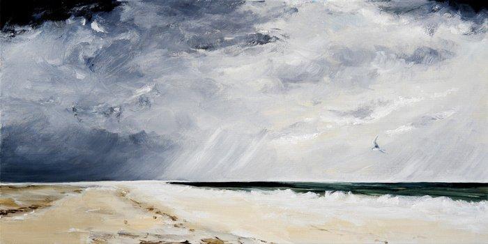 Matthieu van Riel - Vlieland Coast, Antiek en Kunst, Kunst | Schilderijen | Modern