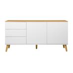 *WOONWINKEL* Tenzo Dot Scandinavisch Dressoir Wit Met Eiken