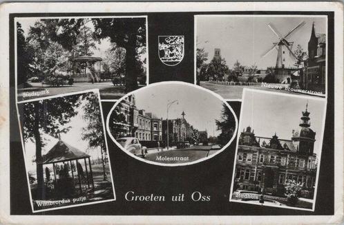 OSS - Meerluik Groeten uit Oss, Verzamelen, Ansichtkaarten | Nederland, Verzenden