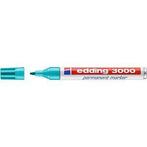 Viltstift edding 3000 rond 1.5-3mm turquoise | 1 stuk, Nieuw, Ophalen of Verzenden