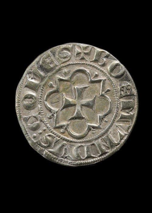 Middeleeuwen, kruisvaardersperiode Zilver Geslagen munt, Antiek en Kunst, Antiek | Overige Antiek