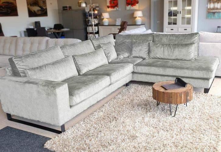 Hoekbank Naarden - hoekbanken - Wit, Huis en Inrichting, Banken | Sofa's en Chaises Longues, Nieuw, Stof