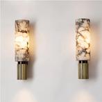 Marmeren Wandlamp – Luxe Moderne LED Sfeerverlichting Binnen, Huis en Inrichting, Lampen | Wandlampen, Verzenden, Nieuw