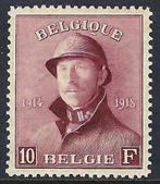 België 1919 - Koning Albert I met helm, 10F (centrage) -, Gestempeld