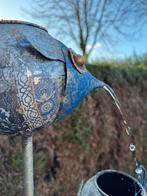 Metalen vissen fontein - inclusief pomp - Tuindecoratie, Tuin en Terras, Waterpartijen en Fonteinen, Nieuw, Verzenden, Aluminium