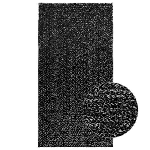 vidaXL Vloerkleed ZIZUR binnen en buiten 80x150 cm jute look, Huis en Inrichting, Stoffering | Tapijten en Kleden, Nieuw, Verzenden