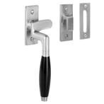 Raamsluiting Klassiek mat nikkel links, Doe-het-zelf en Verbouw, Hang- en Sluitwerk, Ophalen of Verzenden, Nieuw, Koper of Messing