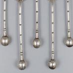 Karl Heinrich - Koffielepel (6) - .800 zilver, Antiek en Kunst