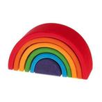 Grimms - Houten Regenboog Stapelaar (6-delig) 17cm, Kinderen en Baby's, Speelgoed | Overig, Nieuw