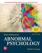 ISE Abnormal Psychology 9781265237769, Boeken, Verzenden, Zo goed als nieuw