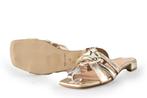 Manfield Slippers in maat 39 Goud | 10% extra korting, Slippers, Overige kleuren, Verzenden, Zo goed als nieuw