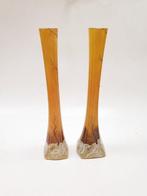 Legras & Cie. - Vaas (2) - Paar zeer grote vazen,, Antiek en Kunst, Antiek | Glas en Kristal