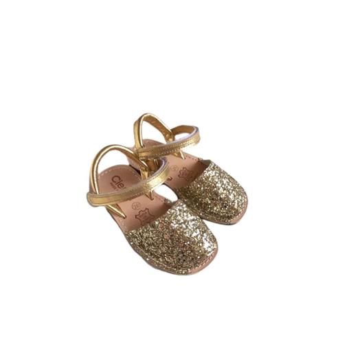 Kinderschoen - sandaal - glitter goud - mt 27 - maat: 27 -, Kinderen en Baby's, Kinderkleding | Schoenen en Sokken, Nieuw, Verzenden