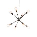 Design hanglamp zwart 8-lichts - Sputnik