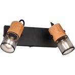 LED Wandspot - Trion Yosh - E14 Fitting - 2-lichts -, Huis en Inrichting, Lampen | Wandlampen, Ophalen of Verzenden, Nieuw, Metaal