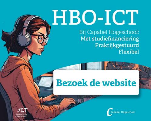 HBO ICT Studeren Bij Capabel Hogeschool ! Ook In Jouw Buurt, Diversen, Overige Diversen, Nieuw