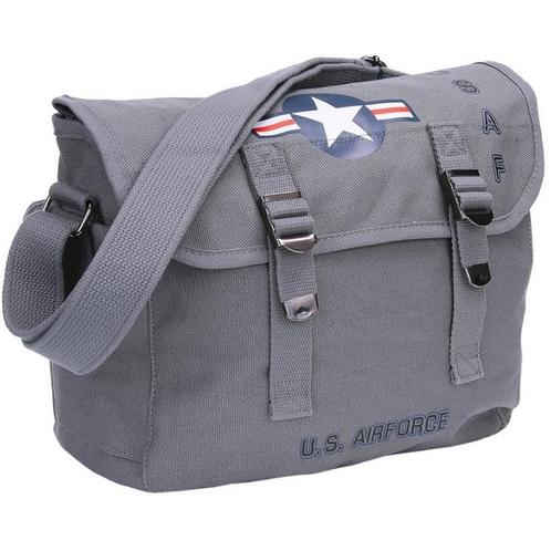 Schoudertas - Pukkel US Air Force grijs NIEUW, Sieraden, Tassen en Uiterlijk, Tassen | Schoudertassen, Grijs, Nieuw, Ophalen of Verzenden