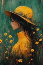 CoCo - Golden Dream - XXL, Antiek en Kunst, Kunst | Schilderijen | Modern