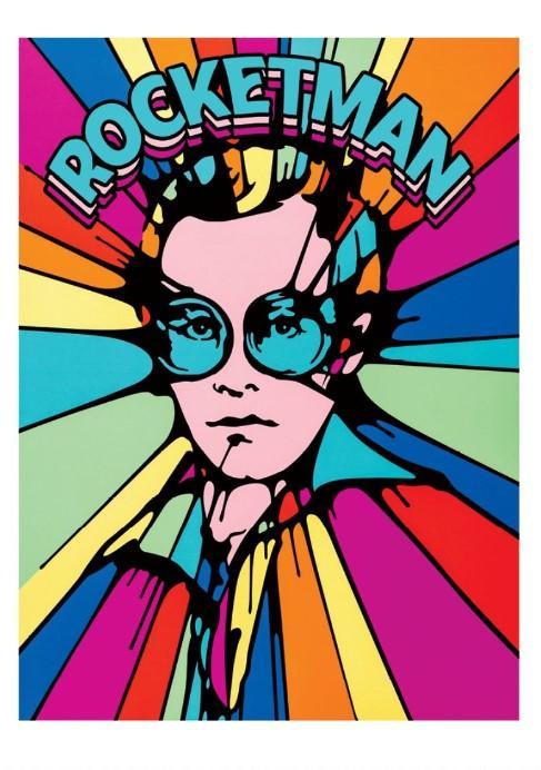Posters - Poster John, Elton - Rocketman, Verzamelen, Muziek, Artiesten en Beroemdheden, Zo goed als nieuw, Verzenden