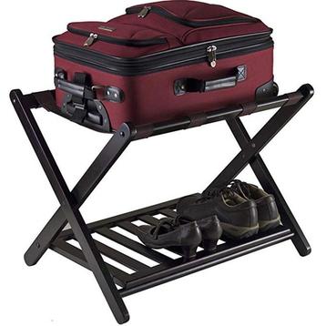 Kofferstandaard inklapbaar met extra legplank - Kofferrek