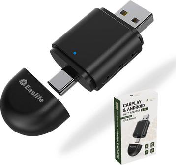 EasLife 2-in-1 Carplay Dongle - Android Auto Dongle - beschikbaar voor biedingen