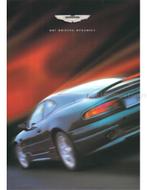 1996 ASTON MARTIN DB7 DRIVING DYNAMICS BROCHURE ENGELS, Boeken, Auto's | Folders en Tijdschriften, Nieuw, Author