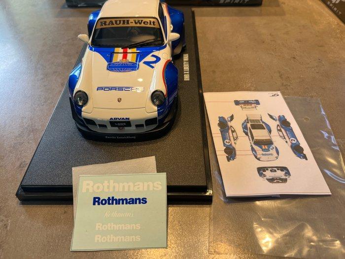 GT Spirit 1:18 - Modelauto - Porsche 911 RWB ROTHMANS, Hobby en Vrije tijd, Modelauto's | 1:5 tot 1:12