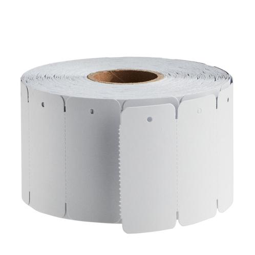 35x75mm - Witte Kartonnen Labels op Rol / Hangetiketten, Zakelijke goederen, Kantoor en Winkelinrichting | Kantoorartikelen