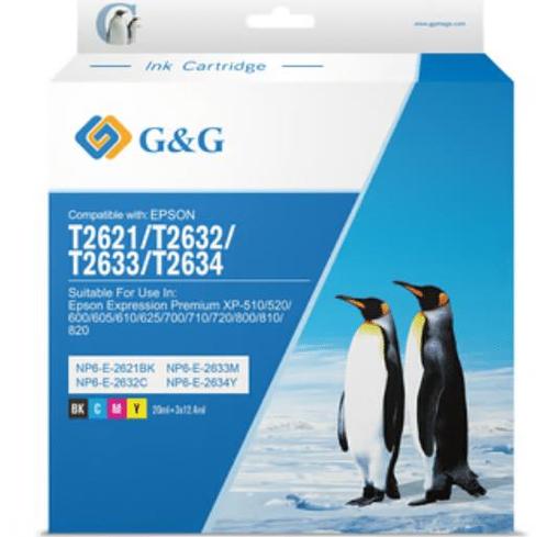 G&amp;G 26XL Cartridges Combo Pack XP-510, XP-820, Computers en Software, Printerbenodigdheden, Zo goed als nieuw, Ophalen of Verzenden