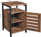 2dekans | ODADDY® Nachtkastjes industrieel - bijzettafel -, Ophalen of Verzenden, Zo goed als nieuw