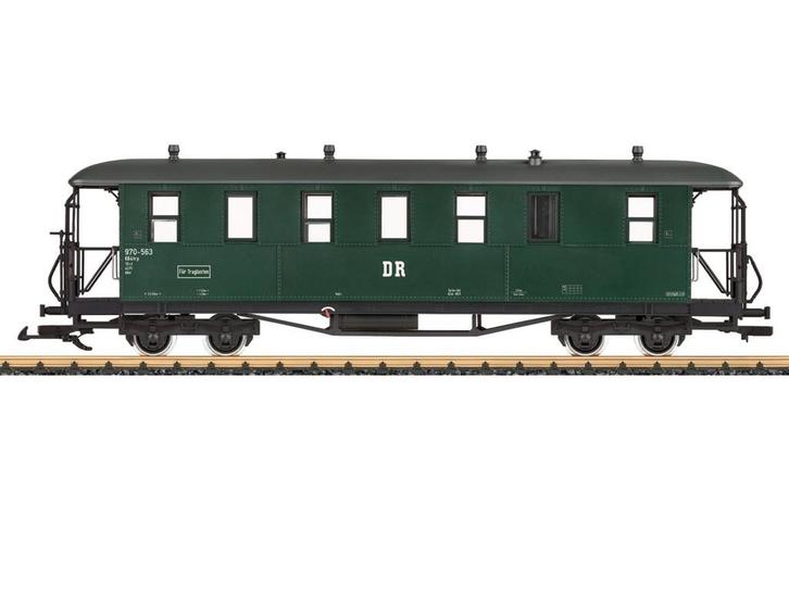 LGB 36371 DR Personenwagen Bauart KD, Metallrader (11/2025), Hobby en Vrije tijd, Modeltreinen | Overige schalen, Overige typen