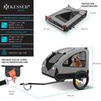 Hondenfietskar - Hondenkar  - Fietskar hond - tot 45 kg - Gr, Verzenden, Zo goed als nieuw