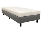 Boxspring grijs 80x180 inclusief logeer matras hard, Verzenden, Nieuw, Matras