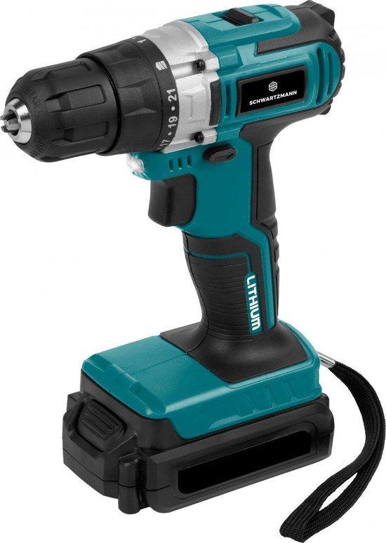 Schwarzmann accu boormachine - 18V / 1200 R/Min / 38NM, Doe-het-zelf en Verbouw, Gereedschap | Boormachines, Nieuw, Verzenden