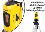 Kruislijnlaser Zelfnivellerend Op Statief in Handige Opbergk, Doe-het-zelf en Verbouw, Verzenden, Nieuw