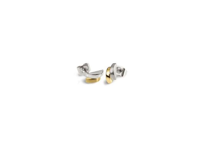 Boccia Titanium 0552.03 - Oorknoppen - Bicolor - 4.5 mm, Huis en Inrichting, Woonaccessoires | Overige, Nieuw, Verzenden