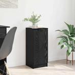 vidaXL Dressoir Zwart eiken 30 x 30 x 70 cm Bewerkt hout, Huis en Inrichting, Kasten | Dressoirs, Verzenden, Nieuw, Overige houtsoorten