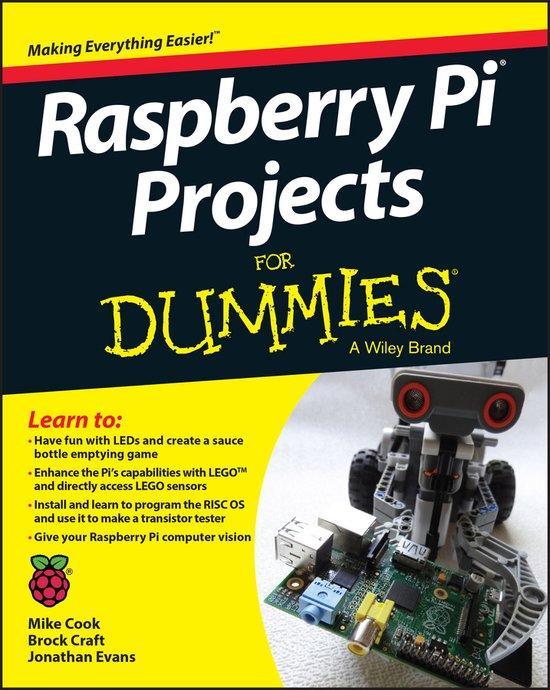 9781118766699 Raspberry Pi Projects For Dummies, Boeken, Studieboeken en Cursussen, Nieuw, Verzenden