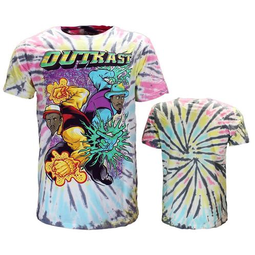 OutKast Superheroes Dip Dye T-Shirt - Officiële Merchandise, Kleding | Heren, T-shirts