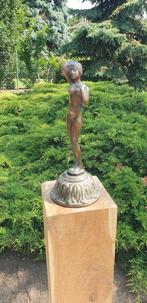 sculptuur, Free Shipping - Graceful nude woman - 18 cm -