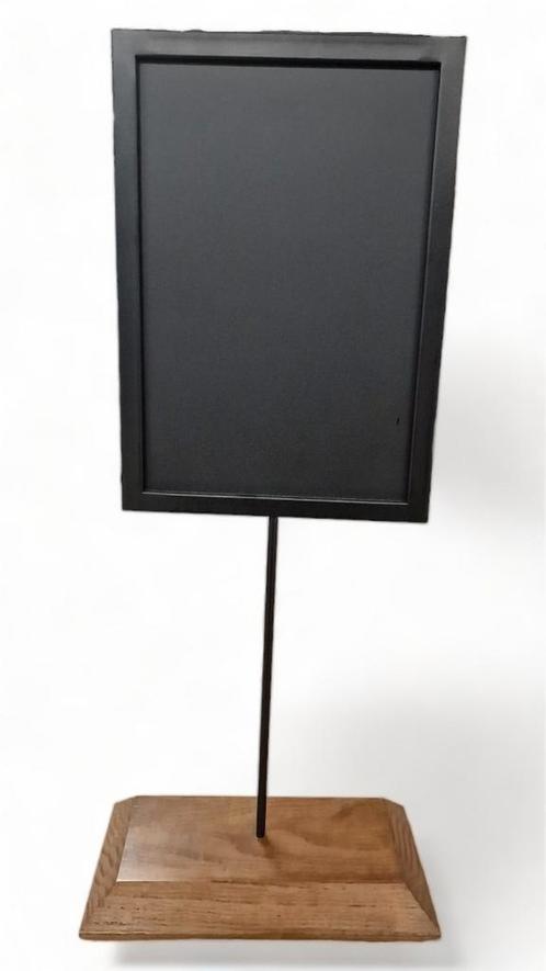 Display A4 Informatiebord zwart hout en metaal, Zakelijke goederen, Kantoor en Winkelinrichting | Winkel en Inventaris