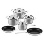 10 Delige Downdraft Pannenset – Ducq, Huis en Inrichting, Verzenden, Nieuw