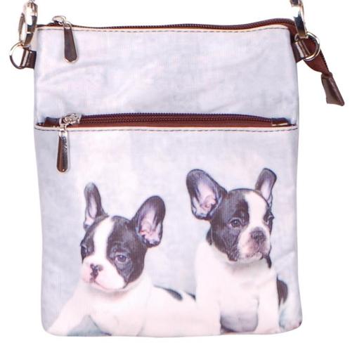 Schoudertasje bulldog NIEUW, Sieraden, Tassen en Uiterlijk, Tassen | Schoudertassen, Bruin, Nieuw, Ophalen of Verzenden