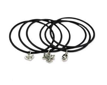 Twilight New Moon - Jelly Bangle Bracelet with Charms